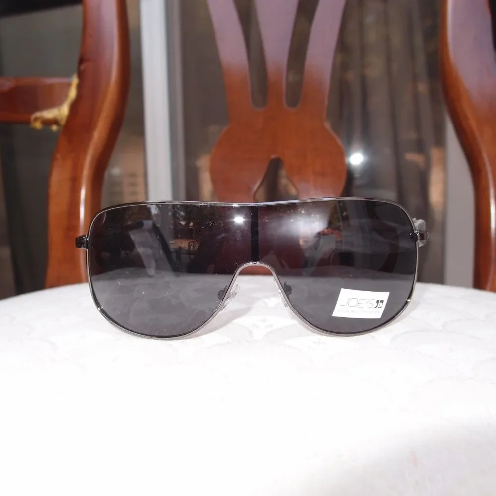 JOE'S JEANS SHIELD SUNGLASSES-NEW-GUNMETAL